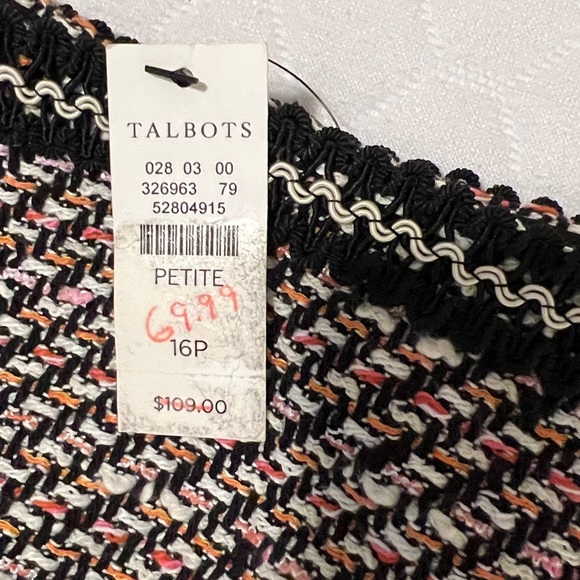 Talbots Pencil Straight Skirt Wool Blend 16WP - Picture 5 of 6